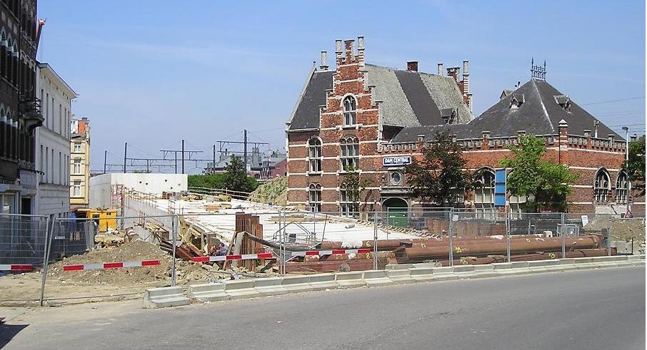 View looking north across the Damplein