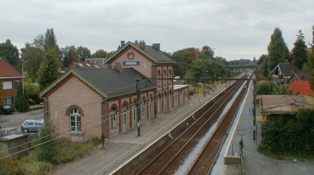 Ekeren station, looking north along L.12