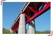 Le viaduc de Hammerbrcke.