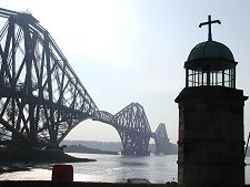 Rail Bridge and Lighthouse